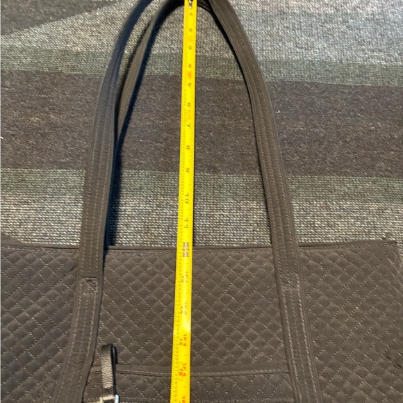 Vera Bradley Black Quilted Tote Bag - Picture 8 of 8